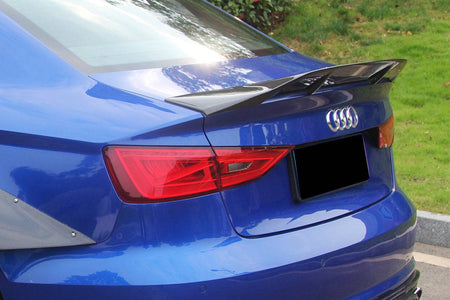 2013-2020 Audi S3/ A3 /RS3 Sedan RT Style Carbon Fiber Trunk Spoiler - Carbonado