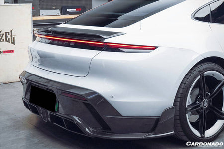 2019-2023 Porsche Taycan/4/4S/GTS/TURBO CADO Style Carbon Fiber Rear Diffuser - Carbonado Aero