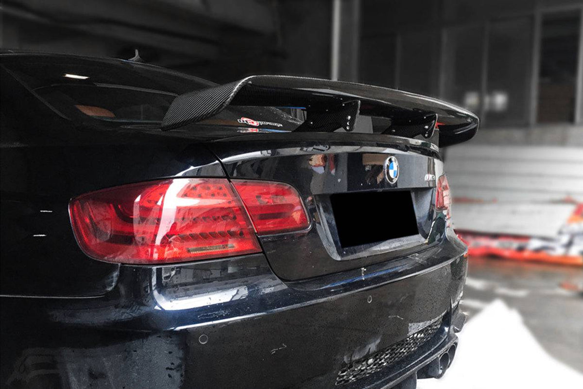 2008-2013 BMW 3 Series/M3 E92 VA2 Style Carbon Fiber Trunk Spoiler - Carbonado