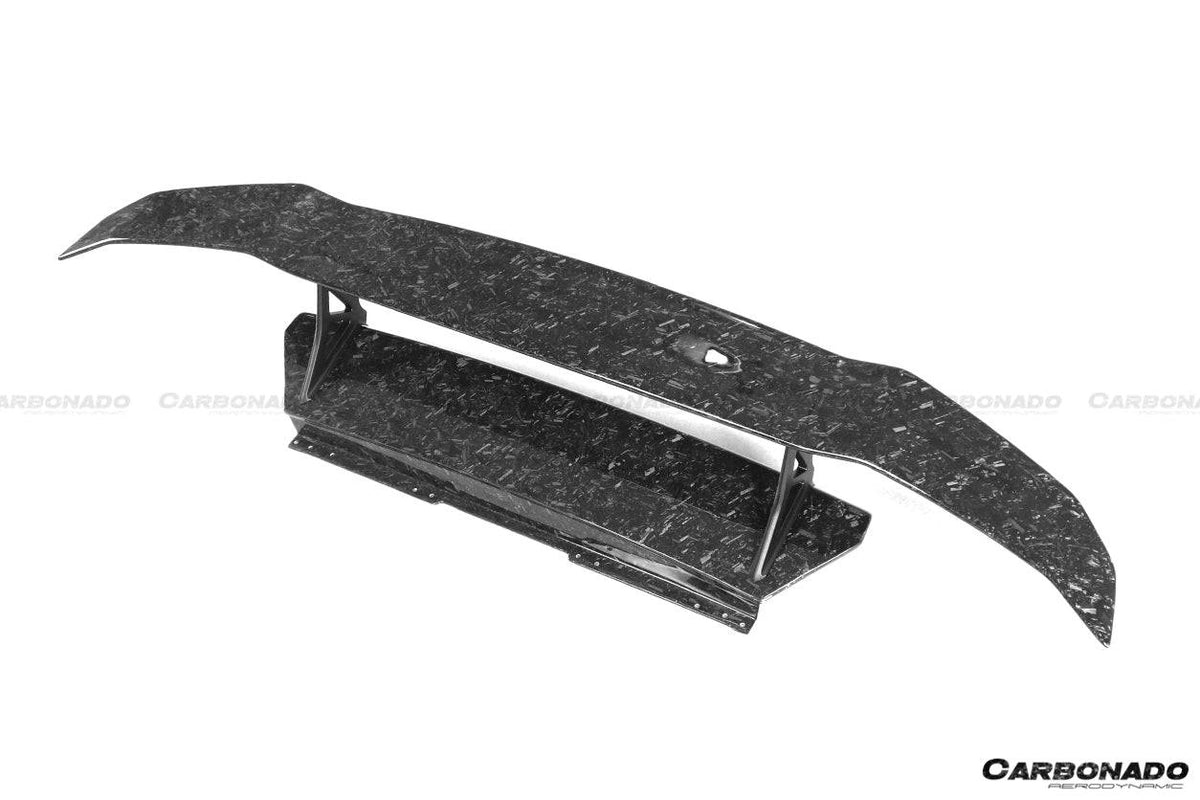 2015-2020 Lamborghini Huracan EVO LP610/LP580 VRS Style Carbon Fiber Trunk Spoiler w/Base - Carbonado Aero