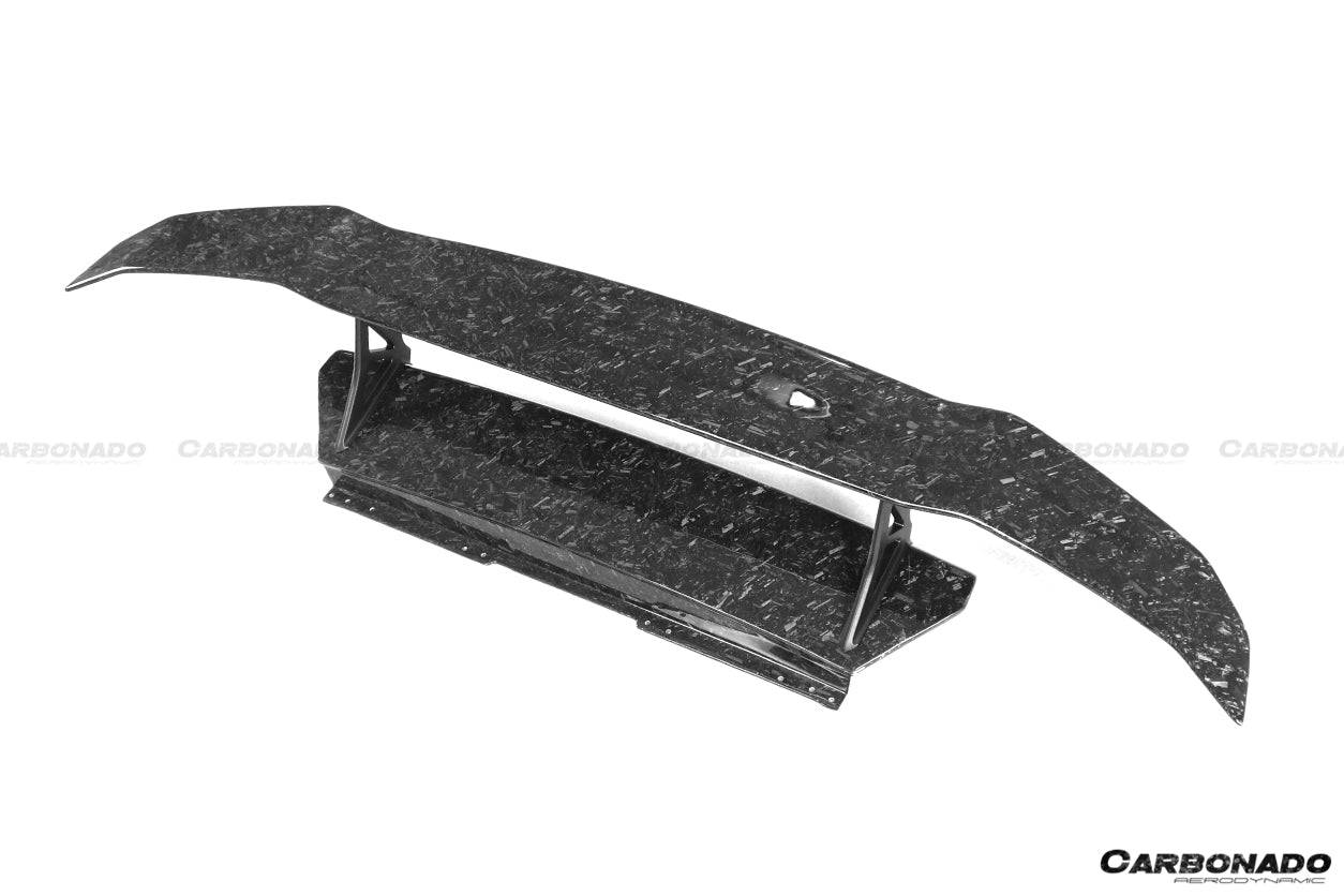 2015-2020 Lamborghini Huracan EVO LP610/LP580 VRS Style Carbon Fiber Trunk Spoiler w/Base - Carbonado Aero