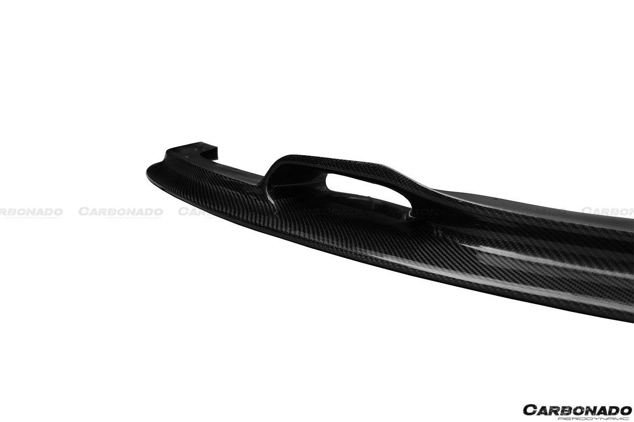 2013-2019 BMW 3 Series F30 F35 VA Style Carbon Fiber Front Lip(For MT Rear Bumper only) - Carbonado Aero