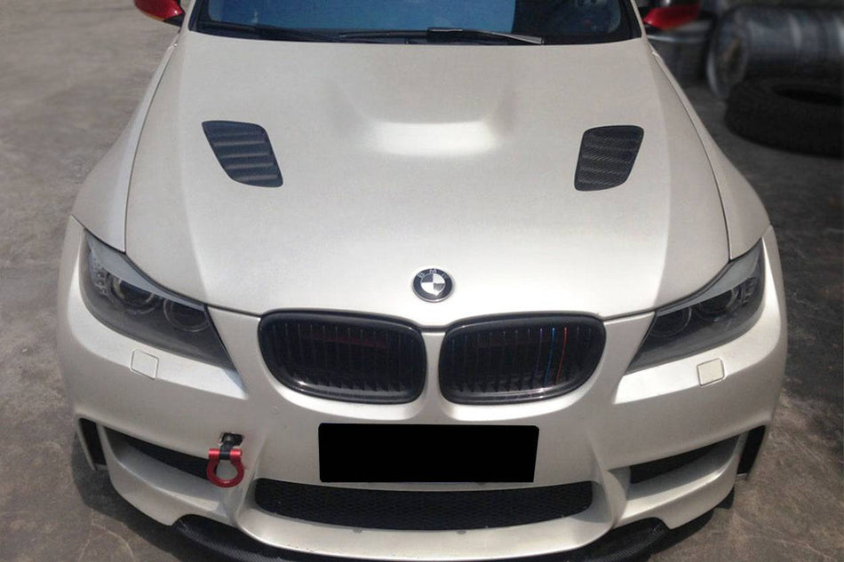 2008-2012 BMW 3 Series E90 LCI VRS Style Carbon Fiber Hood