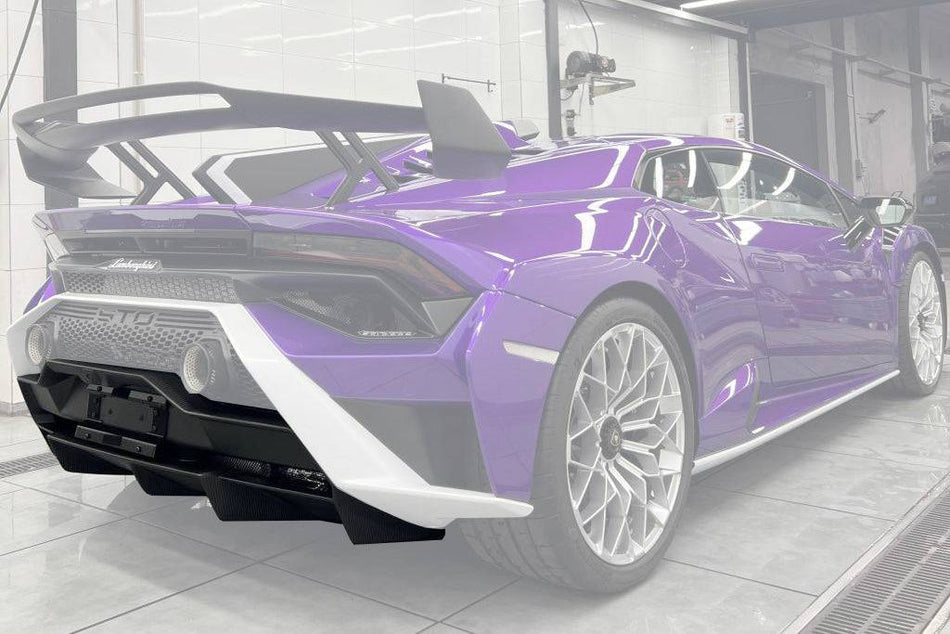 2021-2024 Lamborghini Huracan STO Dry Carbon Fiber Rear Diffuser - Carbonado