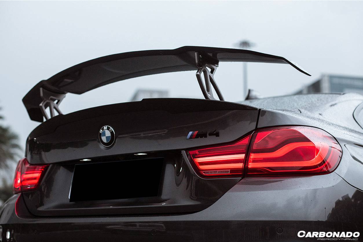 2014-2020 BMW M3 F80 M4 F82 VRS Style Carbon Fiber Trunk Spoiler - Carbonado Aero