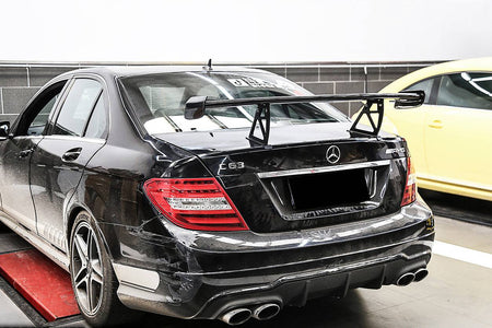 2008-2014 Mercedes Benz W204 C63 AMG C Class Sedan BK Style Trunk Spoiler - Carbonado