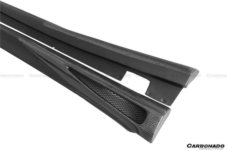 2005-2009 Mercedes Benz W219  Cls Class L Style Side Skirts - Carbonado Aero