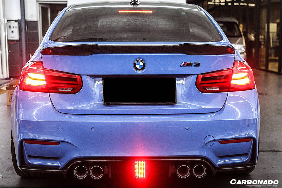 2014-2020 BMW M3 F80 M4 F82 KNF Style Rear Diffuser - Carbonado