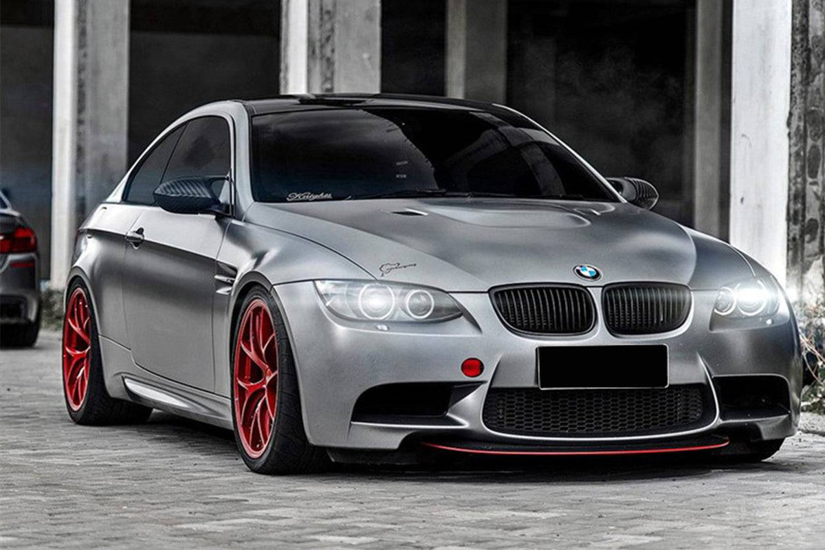 2008-2012 BMW M3 E90/E92/E93 CRT Style Carbon Fiber Lip - Carbonado