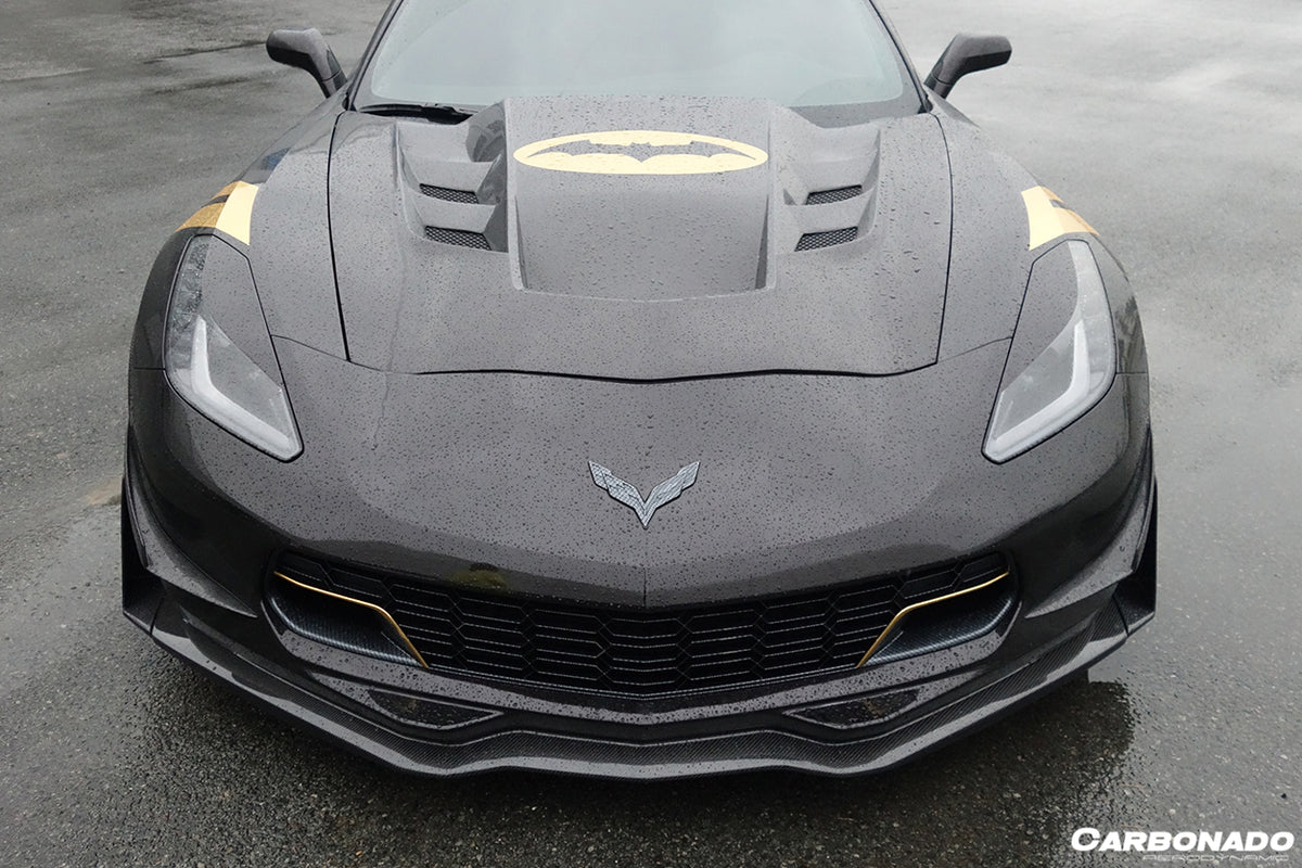 2013-2019 Corvette C7 Z51 Z06 Grandsport Carbon Fiber Front Lip - Carbonado