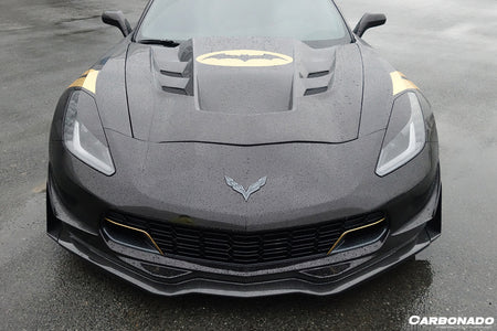 2013-2019 Corvette C7 Z51 Z06 Grandsport Carbon Fiber Front Lip - Carbonado