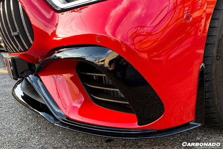 2019-2023 Mercedes Benz AMG GT63/S 4Door Coupe X290 OEM Style Carbon Fiber Middle Front Lip - Carbonado Aero