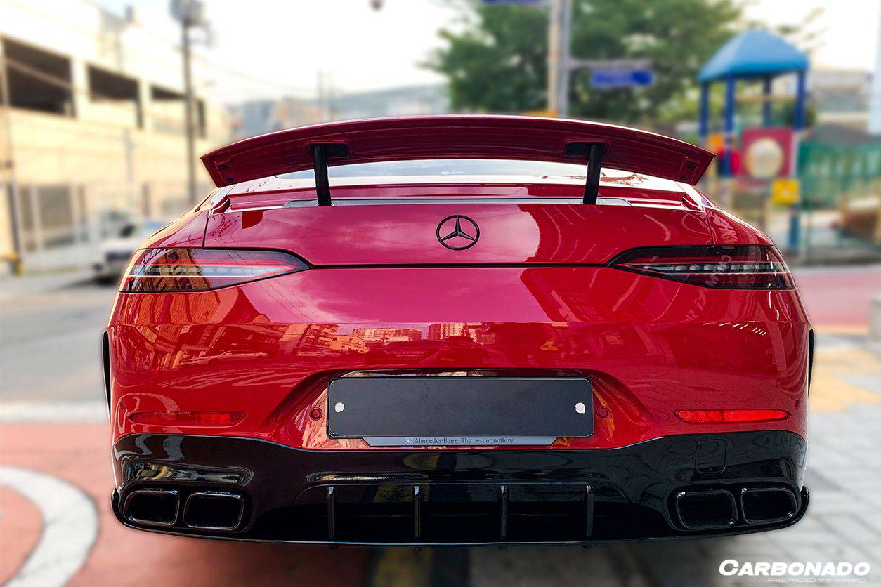 2019-2023 Mercedes Benz AMG GT63/S 4Door Coupe X290 OEM Style Carbon Fiber Rear Diffuser - Carbonado Aero