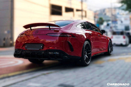 2019-2023 Mercedes Benz AMG GT63/S 4Door Coupe X290 OEM Style Carbon Fiber Rear Diffuser - Carbonado