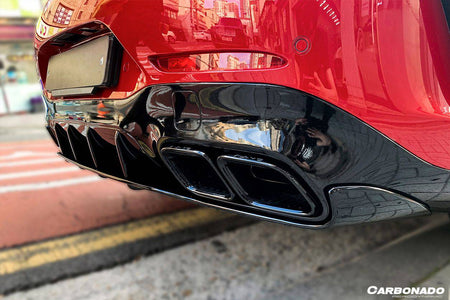 2019-2023 Mercedes Benz AMG GT63/S 4Door Coupe X290 OEM Style Carbon Fiber Rear Diffuser - Carbonado