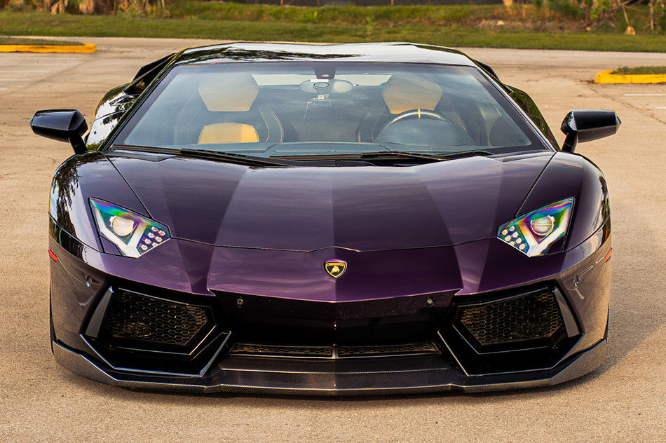 Labio delantero de fibra de carbono estilo Lamborghini Aventador LP700 DM 2011-2016