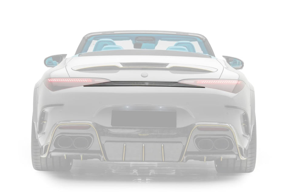 2022-2026 Mercedes Benz R232 Autoclave Carbon Fiber Rear Trim Carbonado (MSY) Fits:  SL43, SL55 4MATIC, SL63 4MATIC, SL63 SE Performance