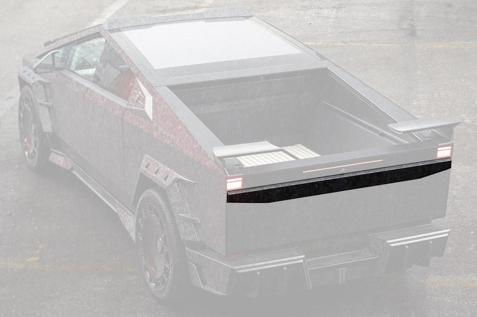 2024-UP Tesla Cybertruck Autoclave Carbon Fiber Trunk Trim Carbonado (MSY) Fits: AWD, RWD