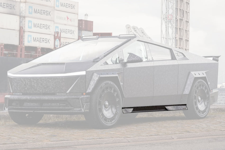 2024-UP Tesla Cybertruck Autoclave Carbon Fiber Side Skirt Carbonado (MSY) Fits: AWD, RWD