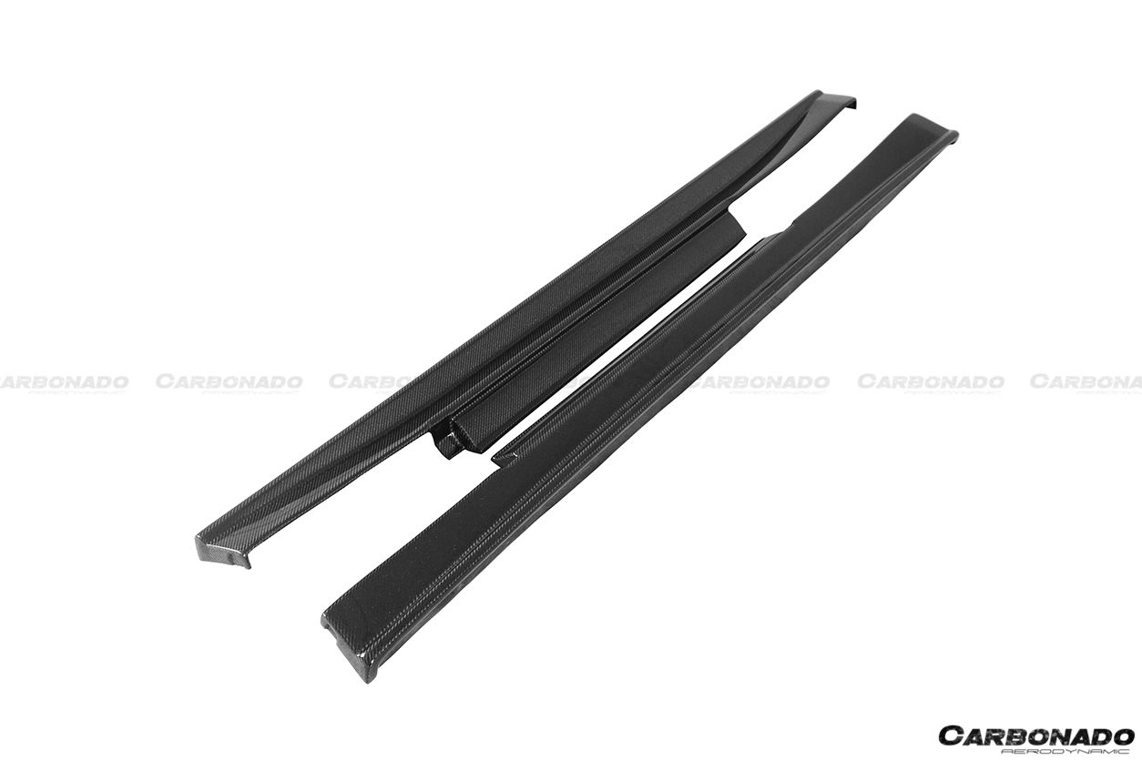 2008-2016 Nissan GTR R35 CBA/DBA ZEL Style Carbon Fiber Side Skirts - Carbonado Aero