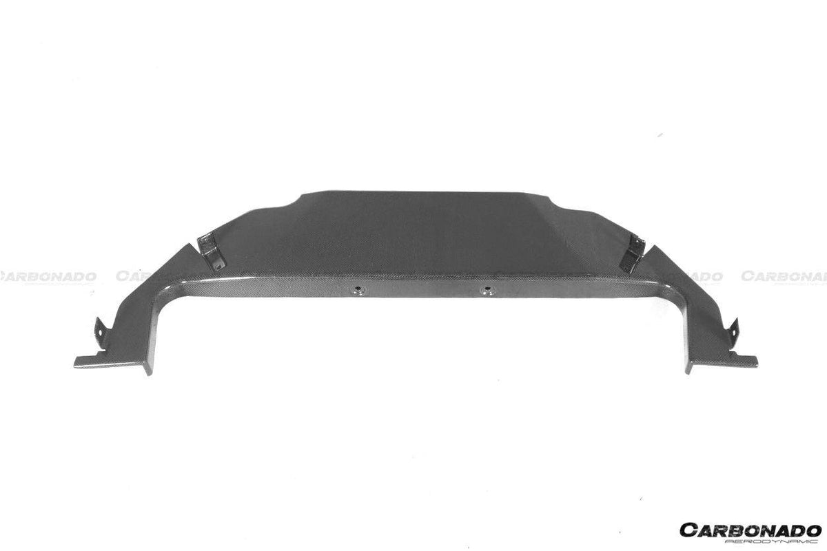 2010-2015 Ferrari 458 Coupe Spyder OE Style DRY Carbon Fiber Inner Engine Bay Cover - Carbonado Aero