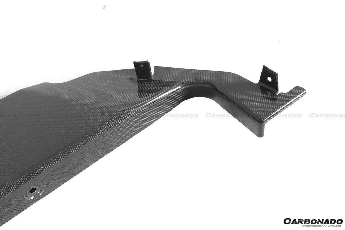 2010-2015 Ferrari 458 Coupe Spyder OE Style DRY Carbon Fiber Inner Engine Bay Cover - Carbonado Aero