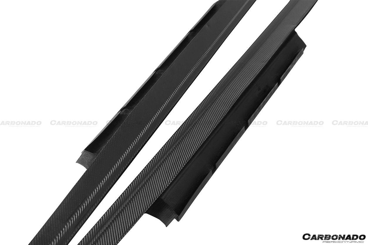 2008-2016 Nissan GTR R35 CBA/DBA ZEL Style Carbon Fiber Side Skirts - Carbonado Aero