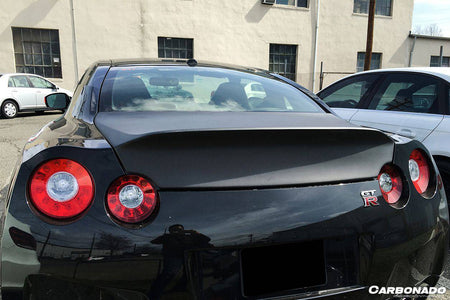 2008-2020 Nissan GTR R35 CBA/DBA/EBA DLK Style Carbon Fiber Trunk - Carbonado Aero