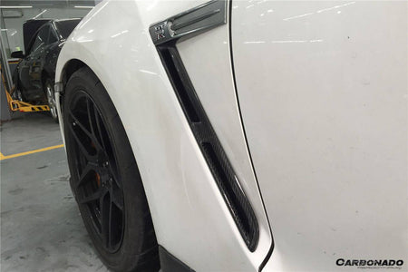 2008-2022 Nissan GTR R35 CBA/DBA/EBA OEM Style Carbon Fiber Fender Vents - Carbonado Aero