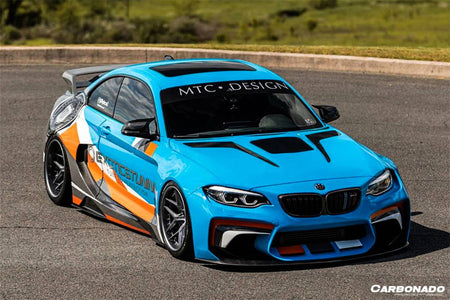 2016-2020 BMW M2 F87 VR Style Partial Carbon Fiber Wide Full Body kit - Carbonado