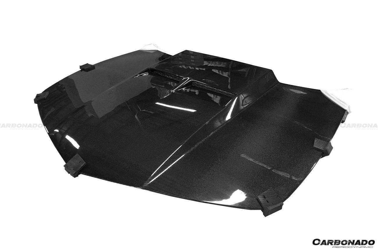 2010-2015 Chevrolet Camaro SC Style Hood - Carbonado