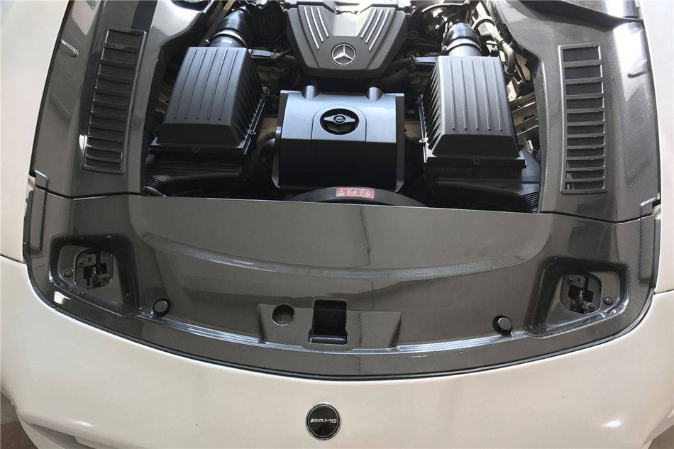 2010-2015 Mercedes Benz W197 SLS AMG OEM Style Carbon Fiber Radiator Cover - Carbonado