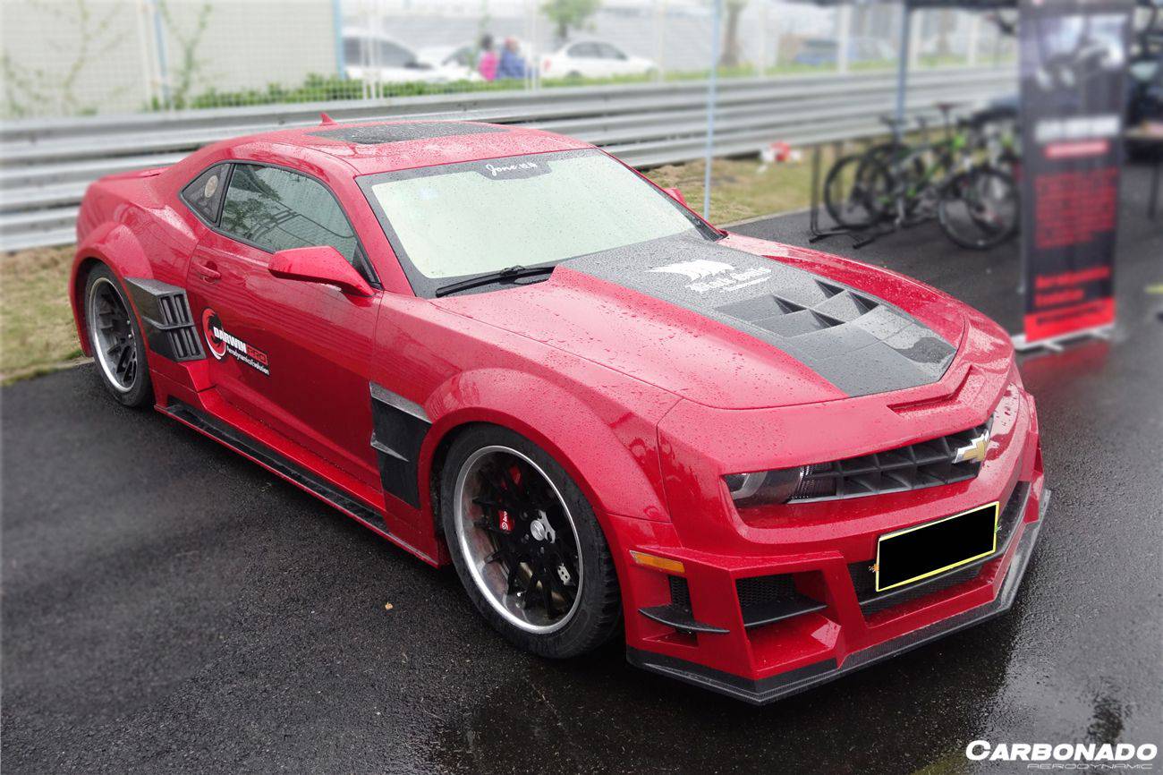 2010-2015 Chevrolet Camaro DP Style Hood - Carbonado