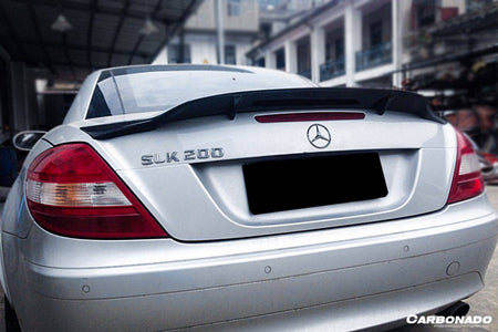 2005-2011 Mercedes Benz SLK R171 RT Style Carbon Fiber Trunk Spoiler - Carbonado Aero