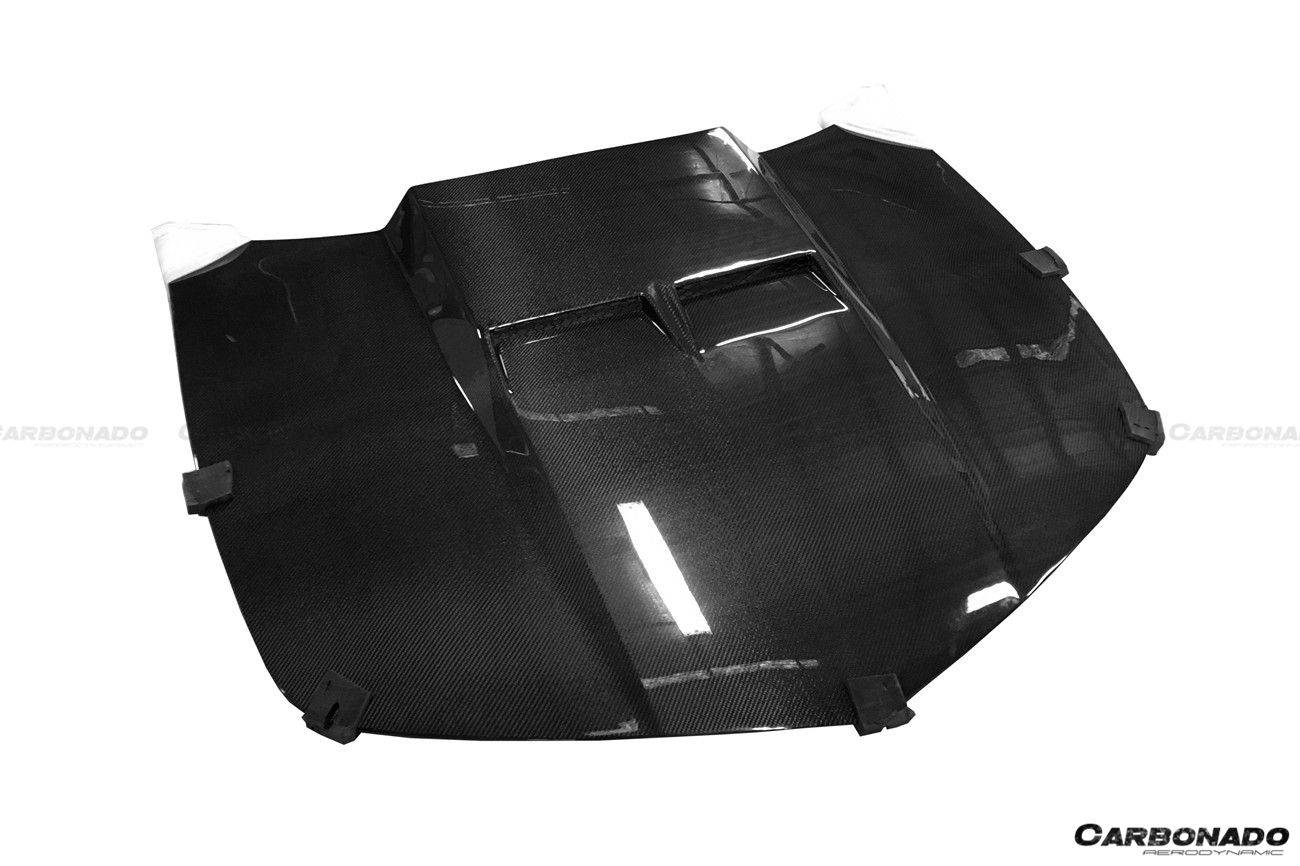 2010-2015 Chevrolet Camaro SC Style Hood - Carbonado