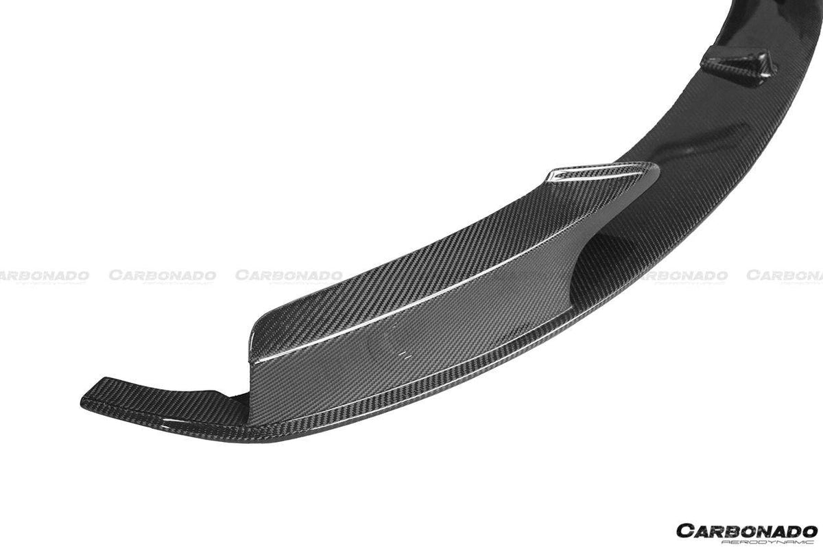 2013-2019 BMW 3 Series F30 F35 MP Style Carbon Fiber Front Lip (For M-Tech Only) - Carbonado Aero