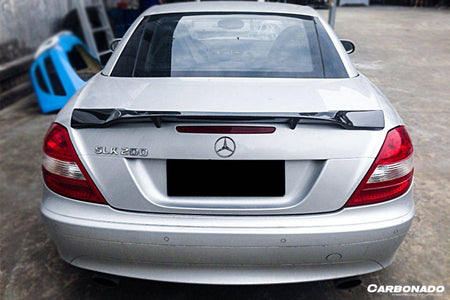 2005-2011 Mercedes Benz SLK R171 RT Style Carbon Fiber Trunk Spoiler - Carbonado