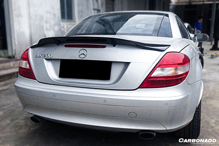 2005-2011 Mercedes Benz SLK R171 RT Style Carbon Fiber Trunk Spoiler - Carbonado Aero