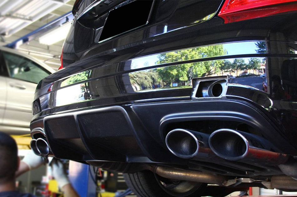 2008-2011 Mercedes Benz W204 C63 AMG AK STYLE CARBON FIBER DIFFUSER - Carbonado