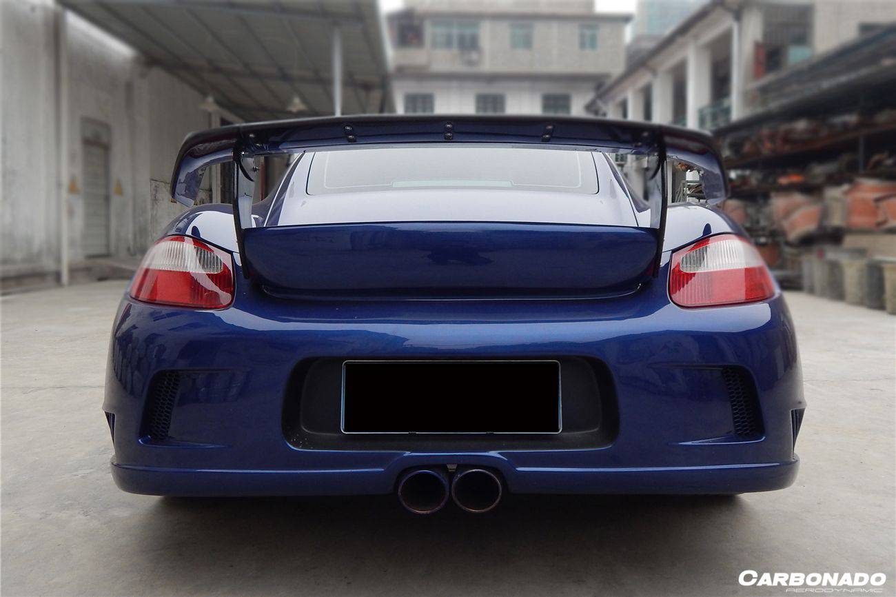 2005-2008 Porsche Cayman 987 TA Style Rear Bumper - Carbonado Aero