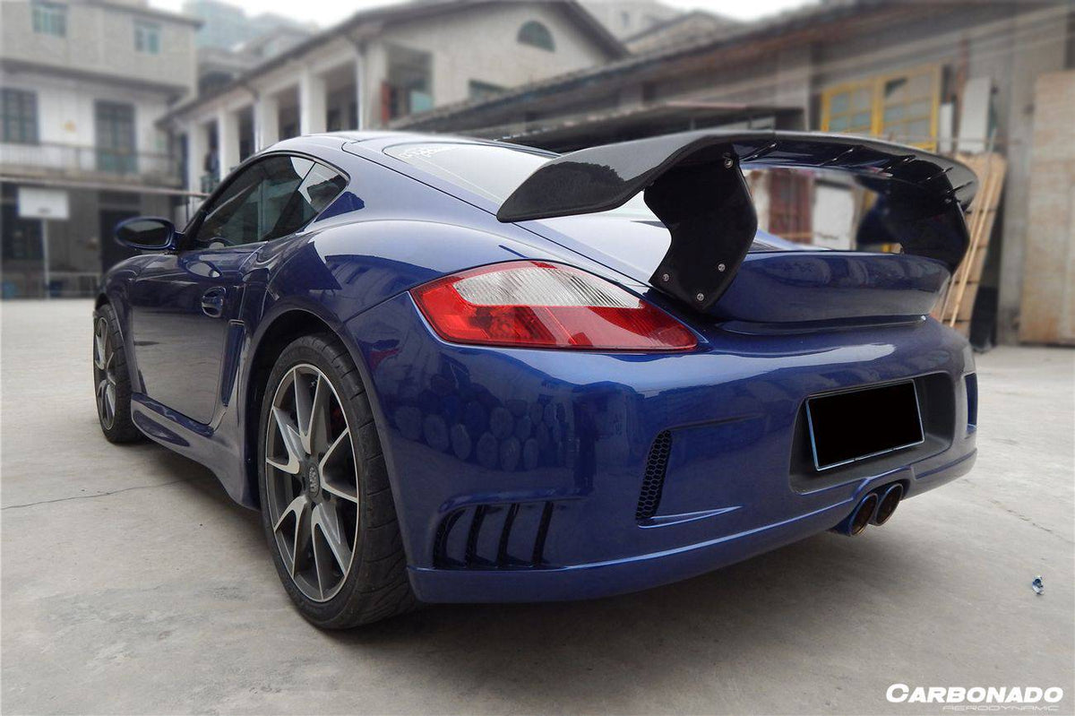 2005-2008 Porsche Cayman 987 TA Style Rear Bumper - Carbonado Aero