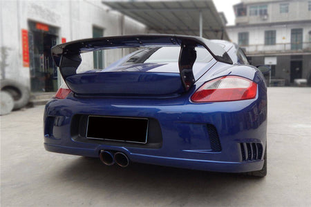 2005-2008 Porsche Cayman 987 TA Style Rear Bumper - Carbonado