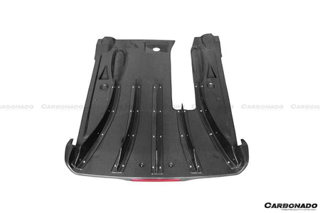 2012-2020 Nissan GTR R35 DBA/EBA NISMO Style Carbon Fiber Rear Diffuser w/ LED Light - Carbonado Aero