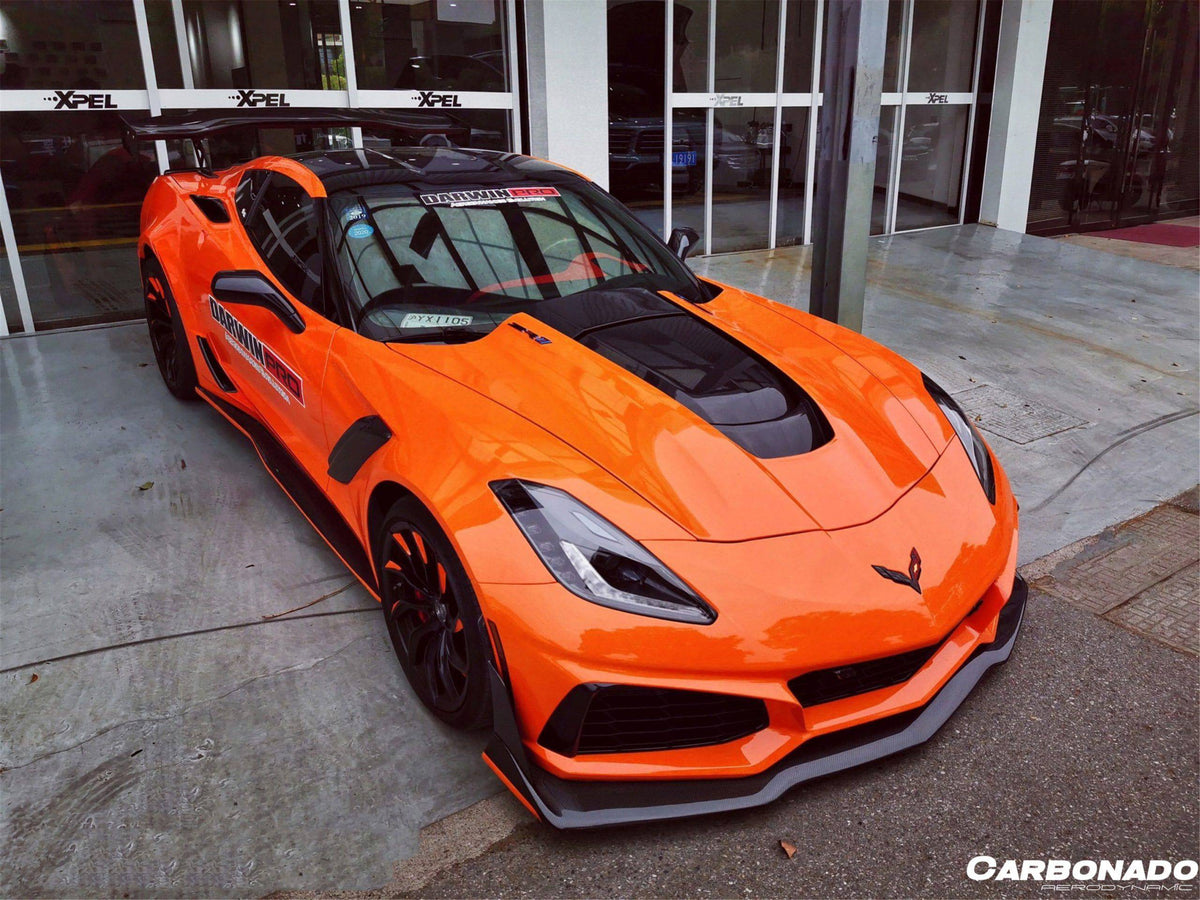 2013-2019 Corvette C7 Z51 ZR1-Style Front full Body Kit - Carbonado Aero