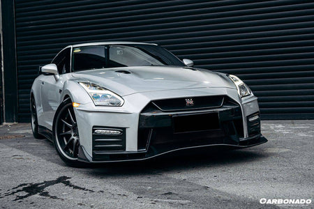 2008-2016 Nissan GTR R35 CBA/DBA NISMO Ver17 Style Front Bumper - Carbonado