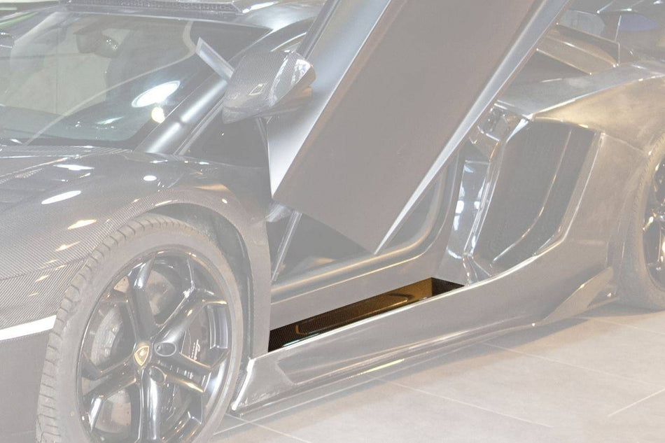 2011-2016 Lamborghini Aventador LP700 Coupe/Roadster OEM Style Carbon Fiber Door Still Plate Caps