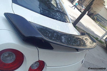 2008-2020 Nissan GTR R35 CBA/DBA/EBA OEM Style Carbon Fiber Trunk Spoiler - Carbonado