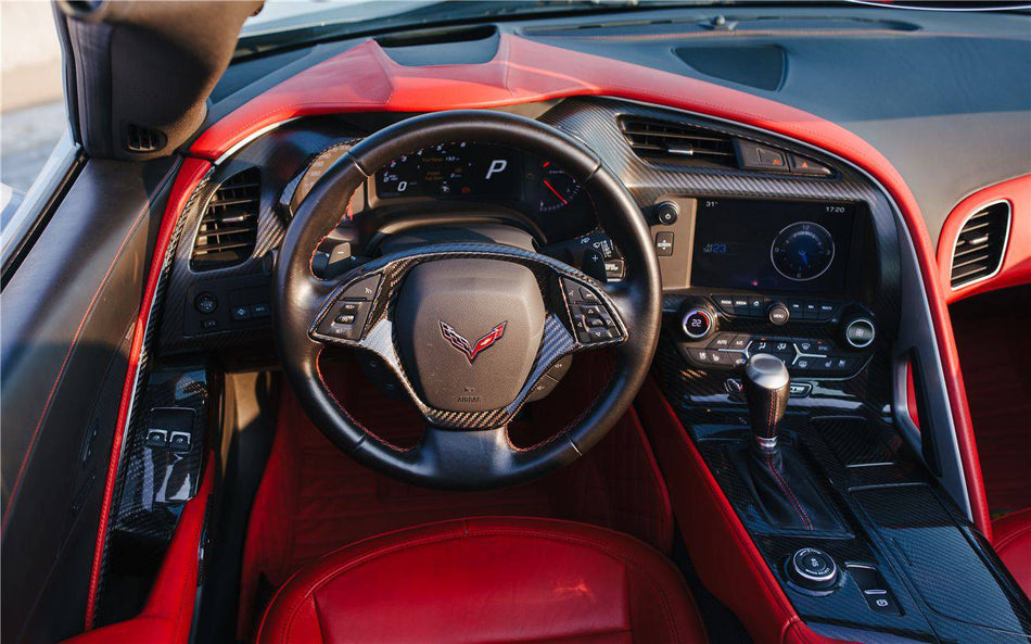 2013-2019 Corvette C7 Z06 Grandsport Dry Carbon Fiber Dash Board(Left And Right)