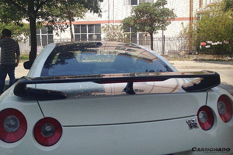 2008-2020 Nissan GTR R35 CBA/DBA/EBA OEM Style Carbon Fiber Trunk Spoiler - Carbonado Aero