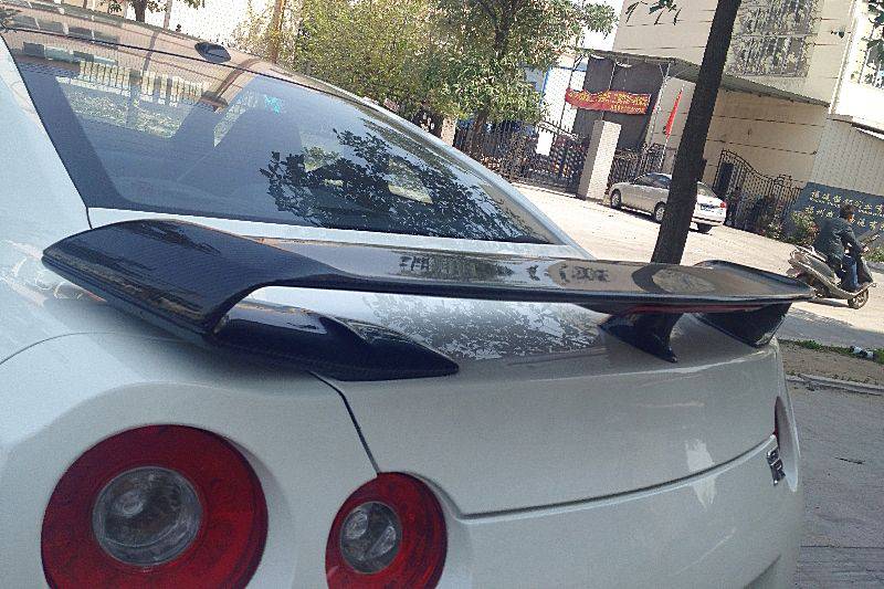 2008-2020 Nissan GTR R35 CBA/DBA/EBA OEM Style Carbon Fiber Trunk Spoiler - Carbonado